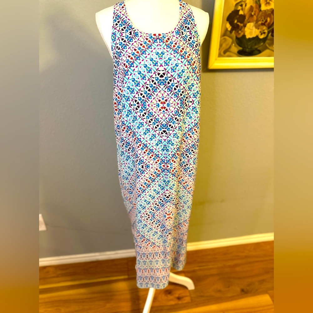 The Limited Tribal Pattern Maxi Dress, size Large